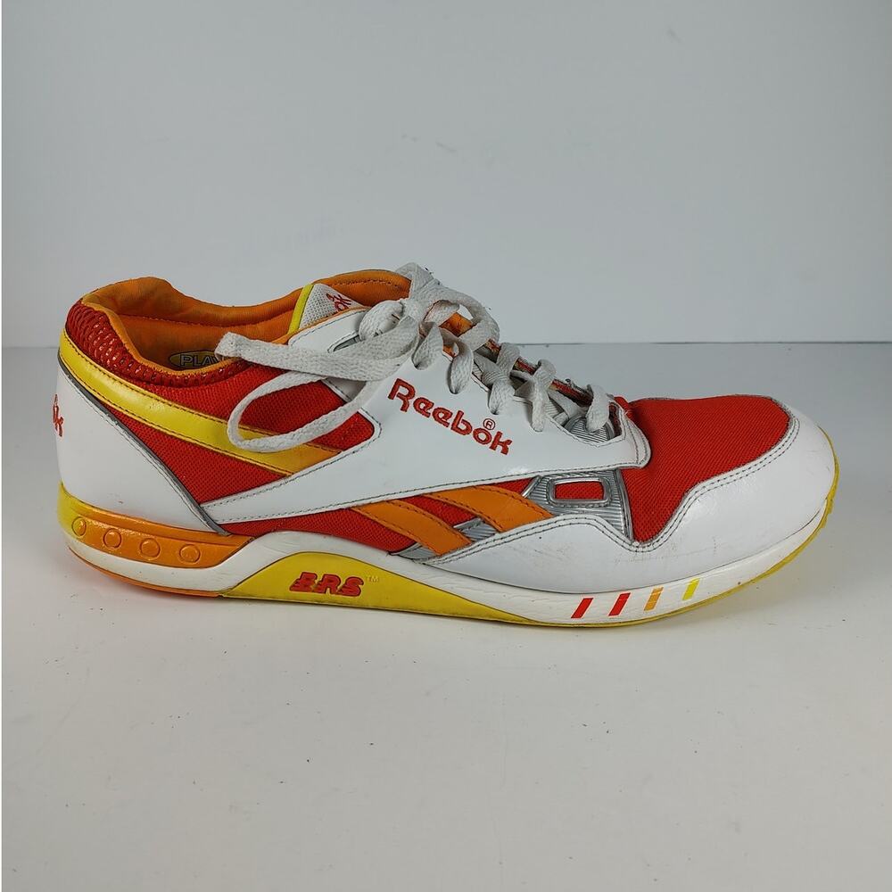 Vintage Y2K Reebok ERS red/yellow/white streetwear trainers mens 12